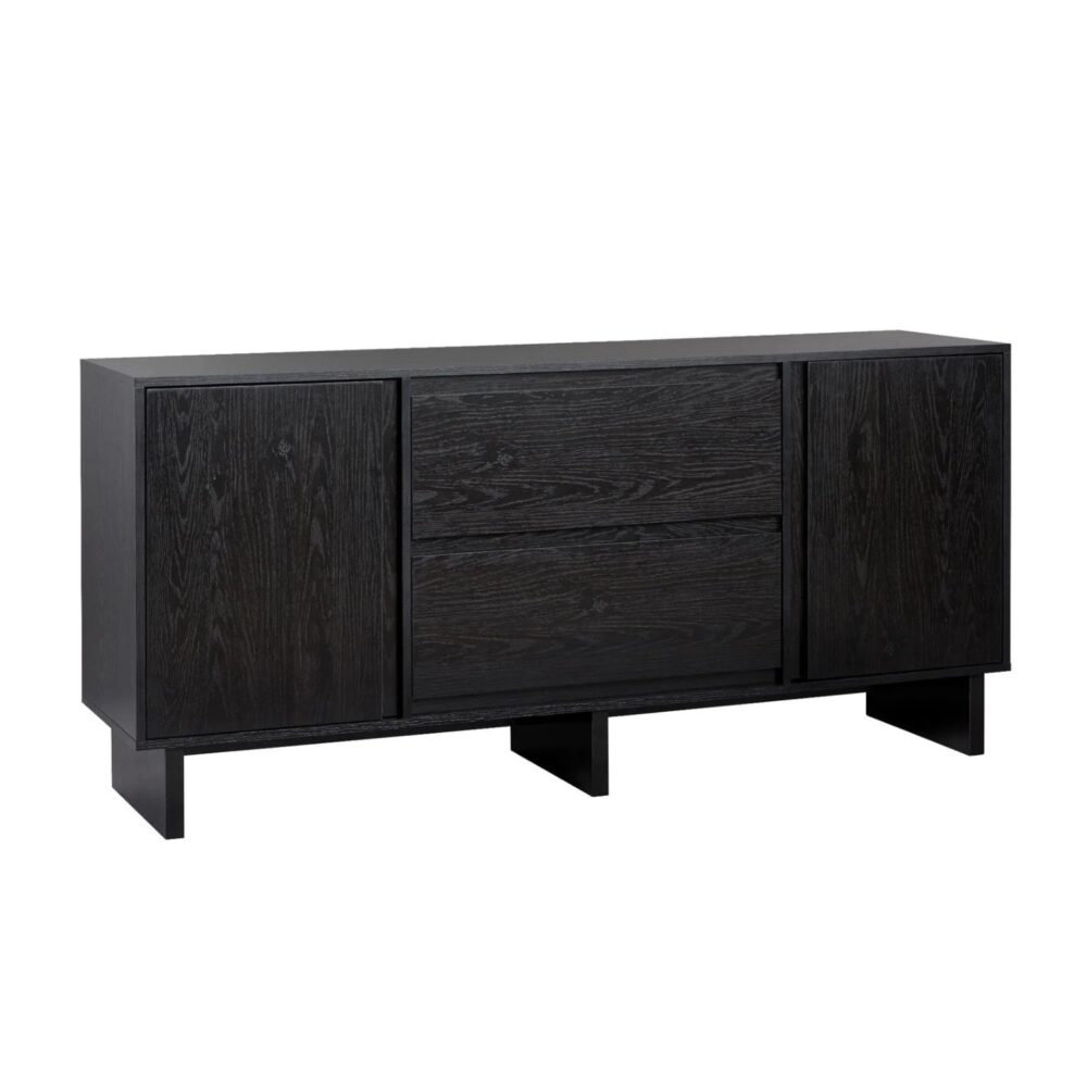 Black minimalist sideboard