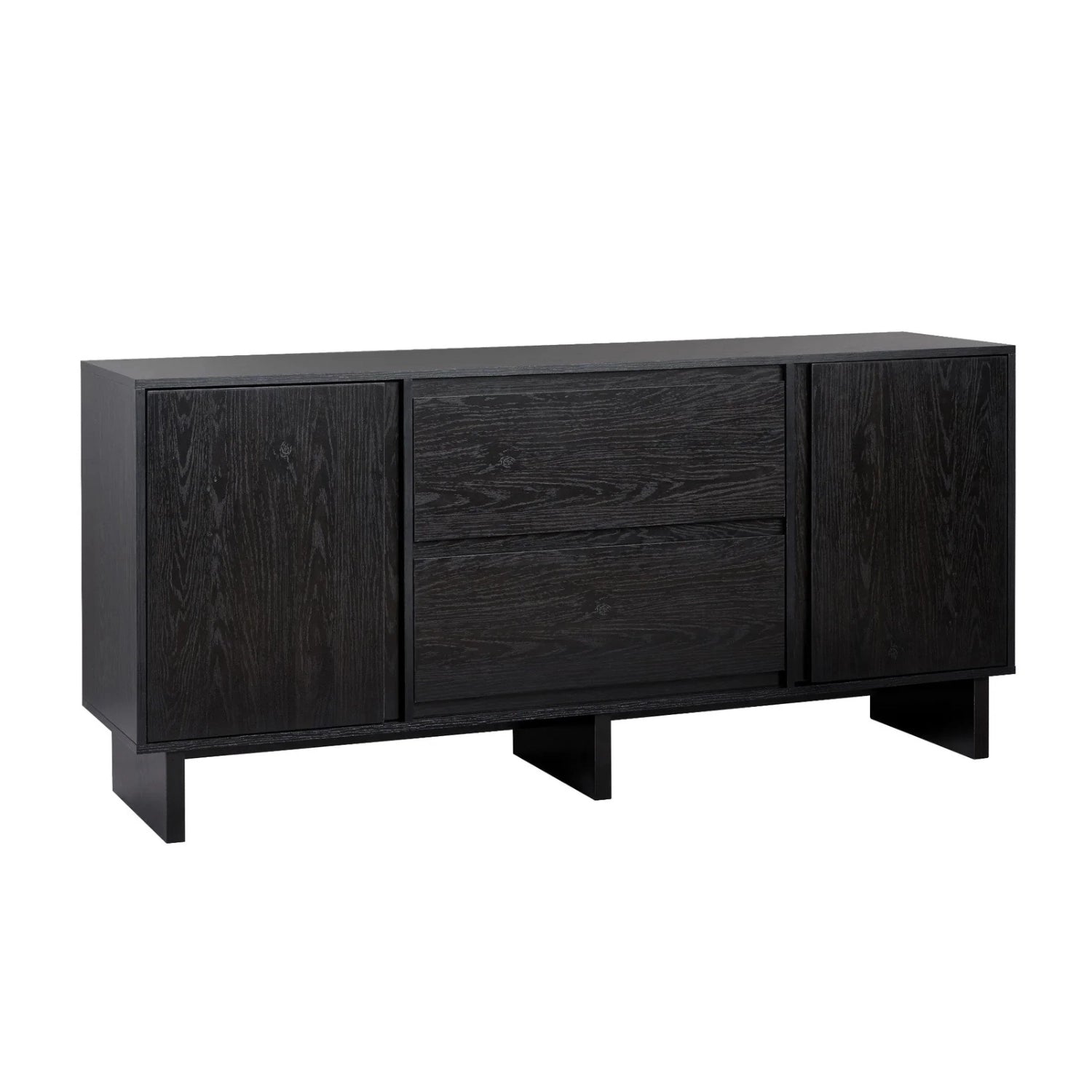 Black minimalist sideboard