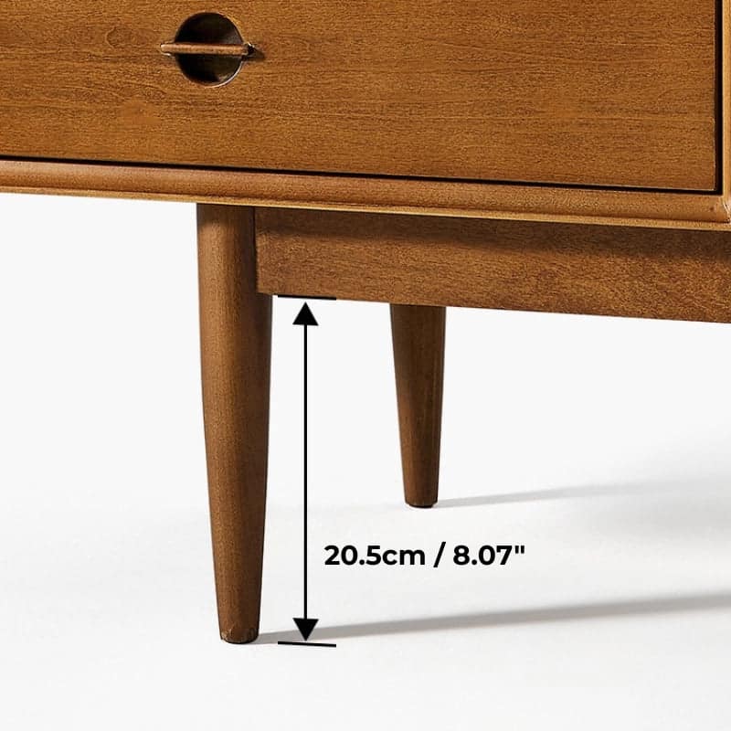 8-inch tapered leg