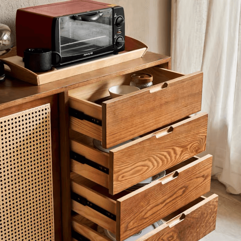 CaneCredenzawithDrawers_RattanDoors_10.png Cane credenza with