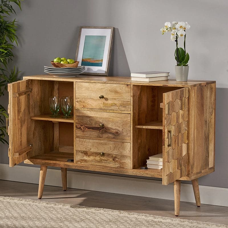 ModernMangoWoodRusticSideboardwith3Drawersand2Cabinetsin3DTileWeaveDesign_8.jpg Modern mango wood rustic