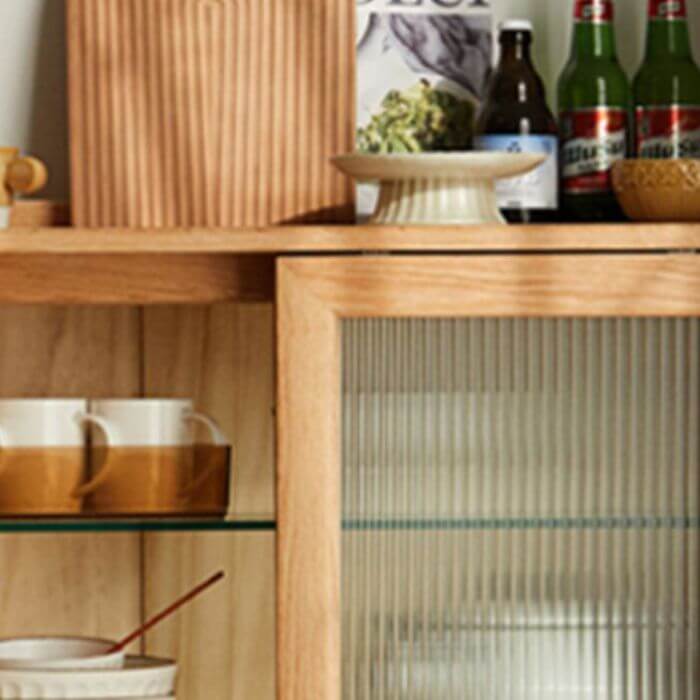 Nordic natural oak rectangular