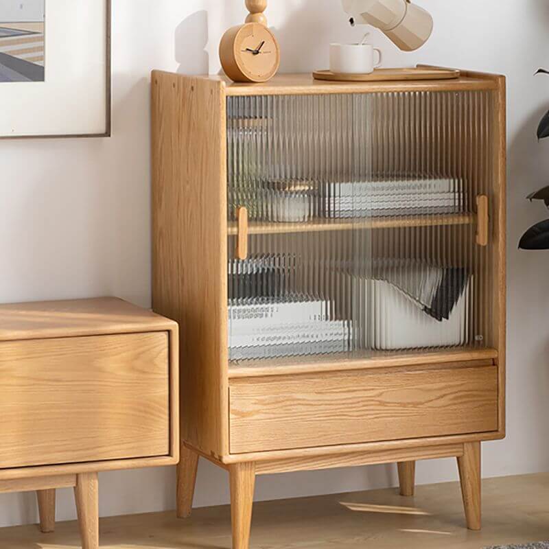 Nordic natural rectangular sideboard