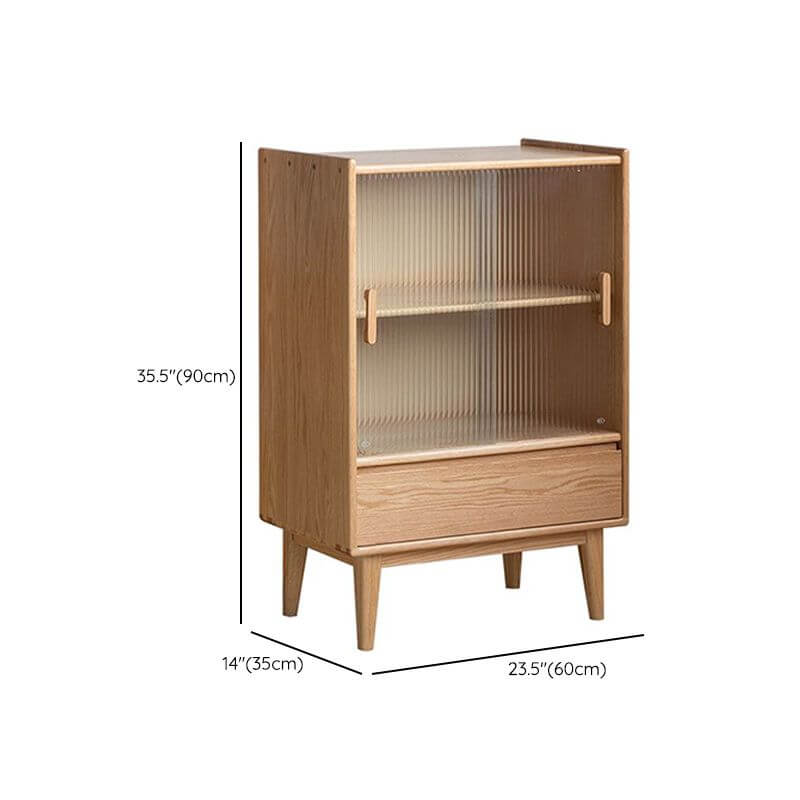 Nordic natural rectangular sideboard