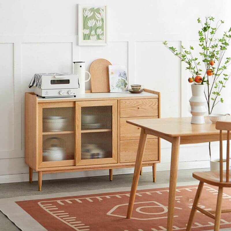 Nordic oak sideboard with
