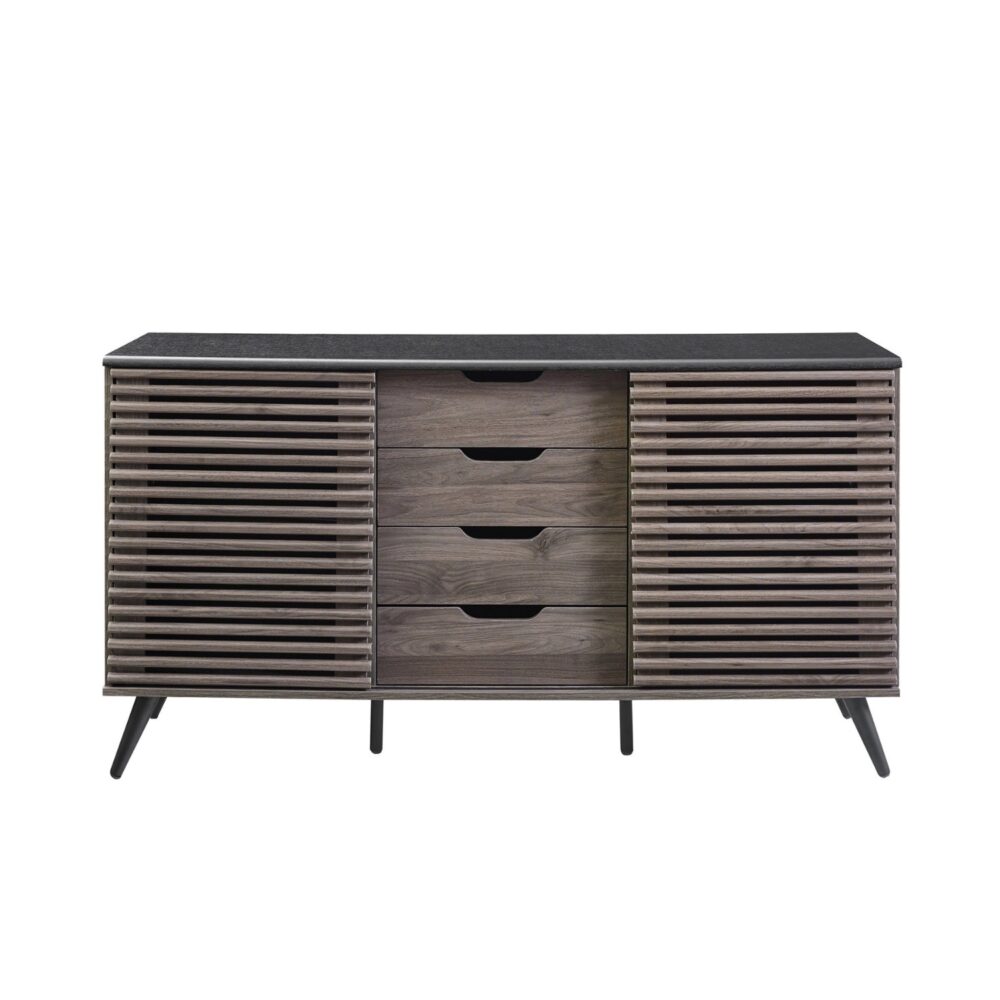 Slate grey contemporary sideboard