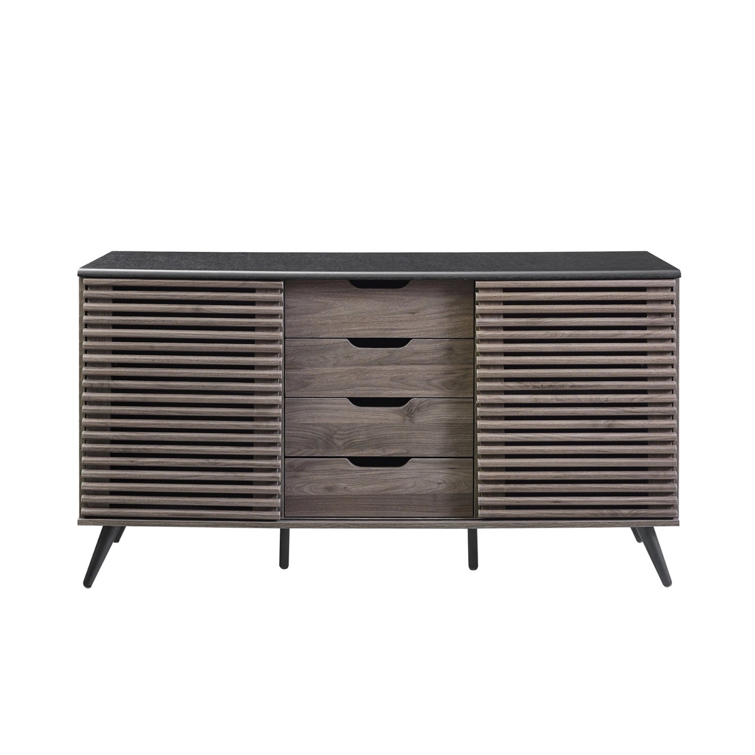Slate grey contemporary sideboard