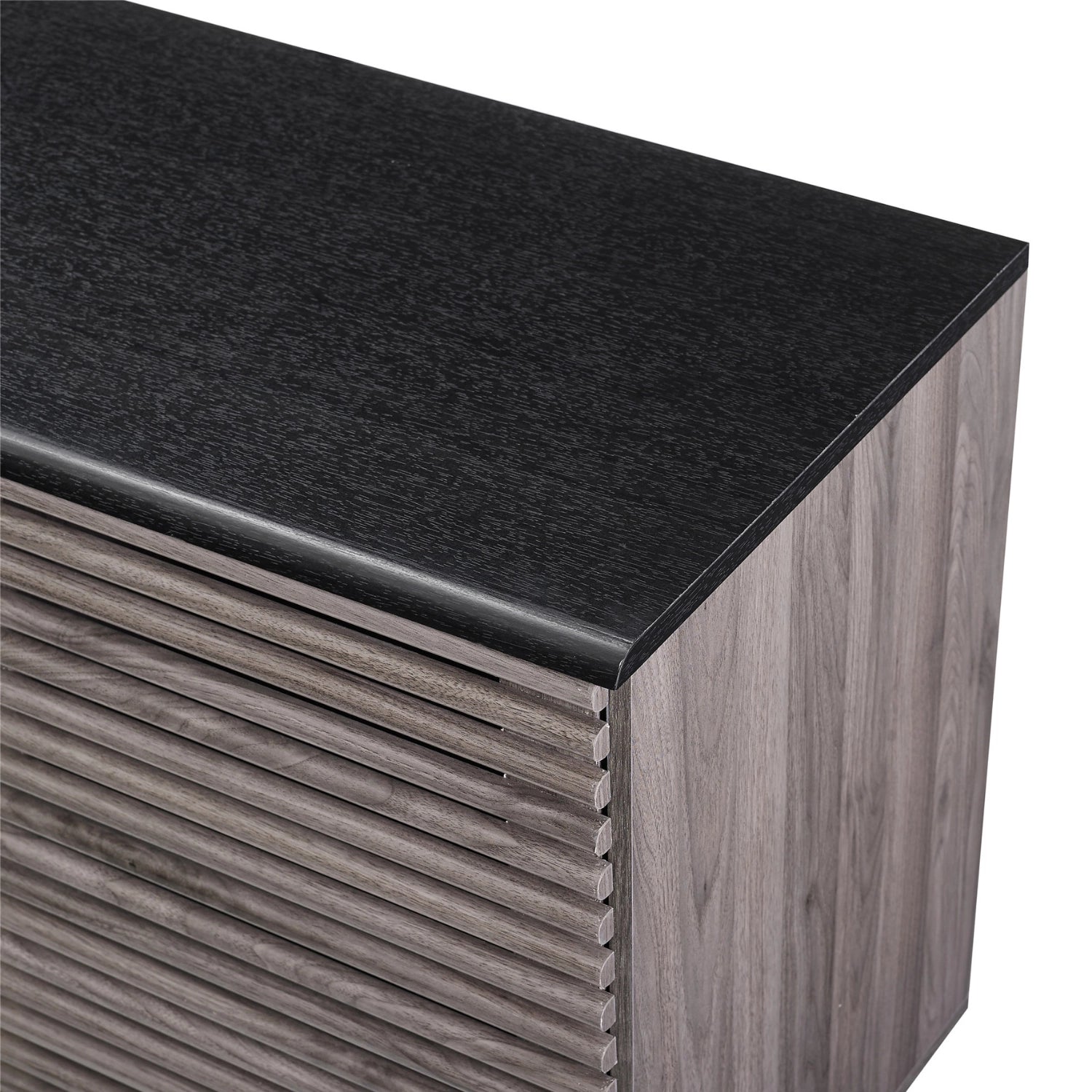 Slate grey contemporary sideboard with