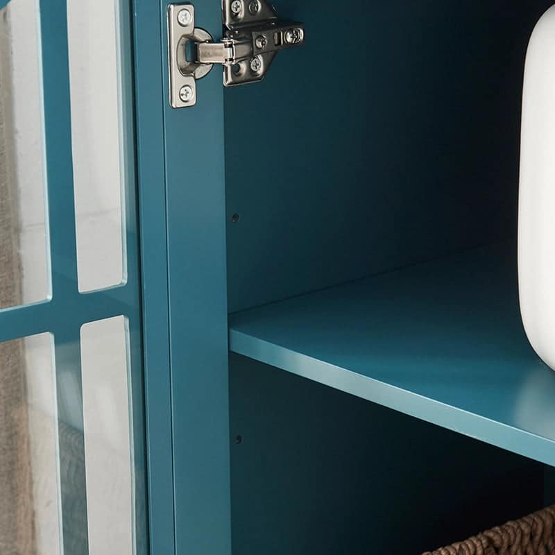 Modern teal blue TV