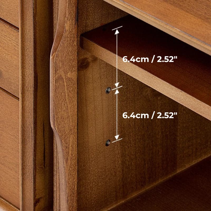 Adjustable shelf mechanism