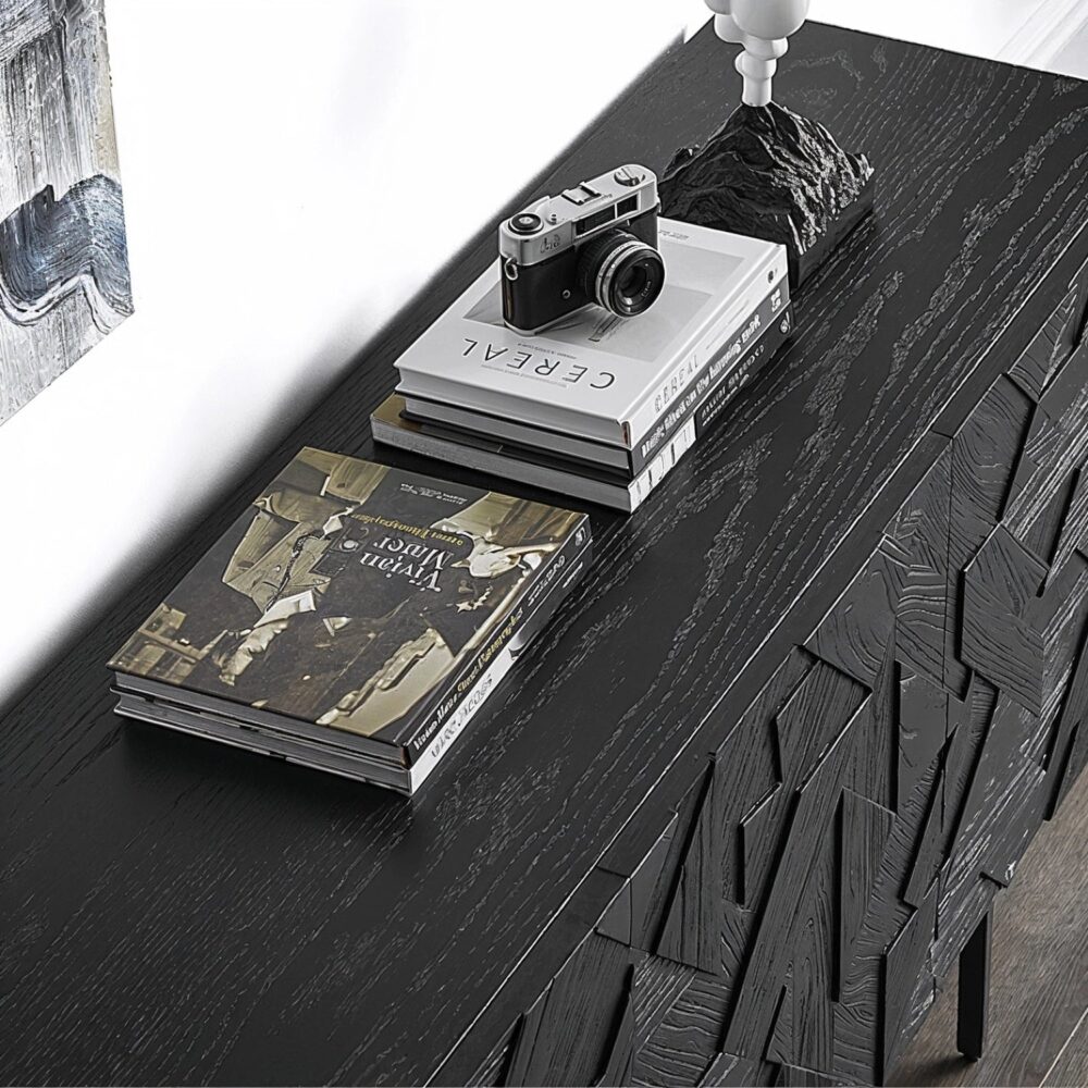 Black oak veneer