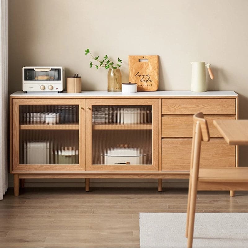 Japandi solid oak