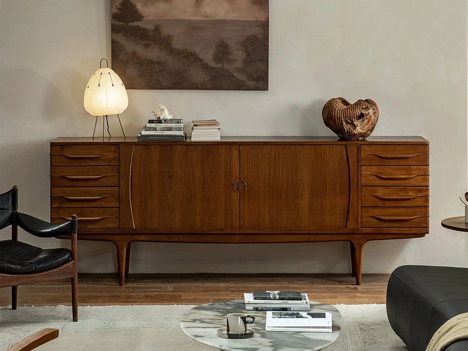 Mid-century modern teak