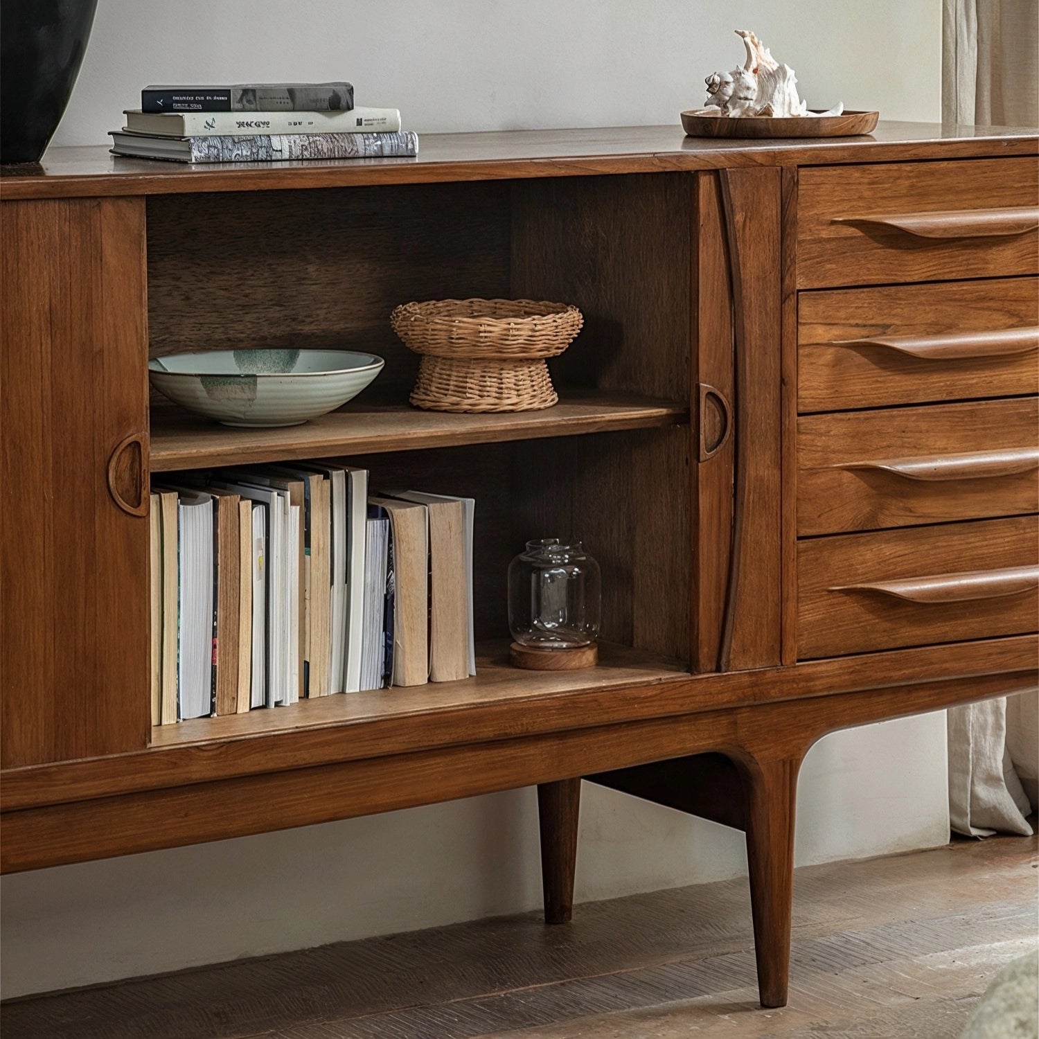 Mid-century modern teak