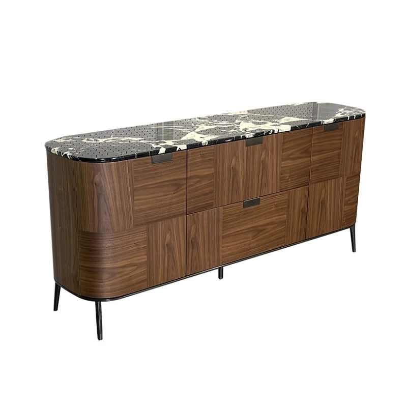 Rounded walnut
