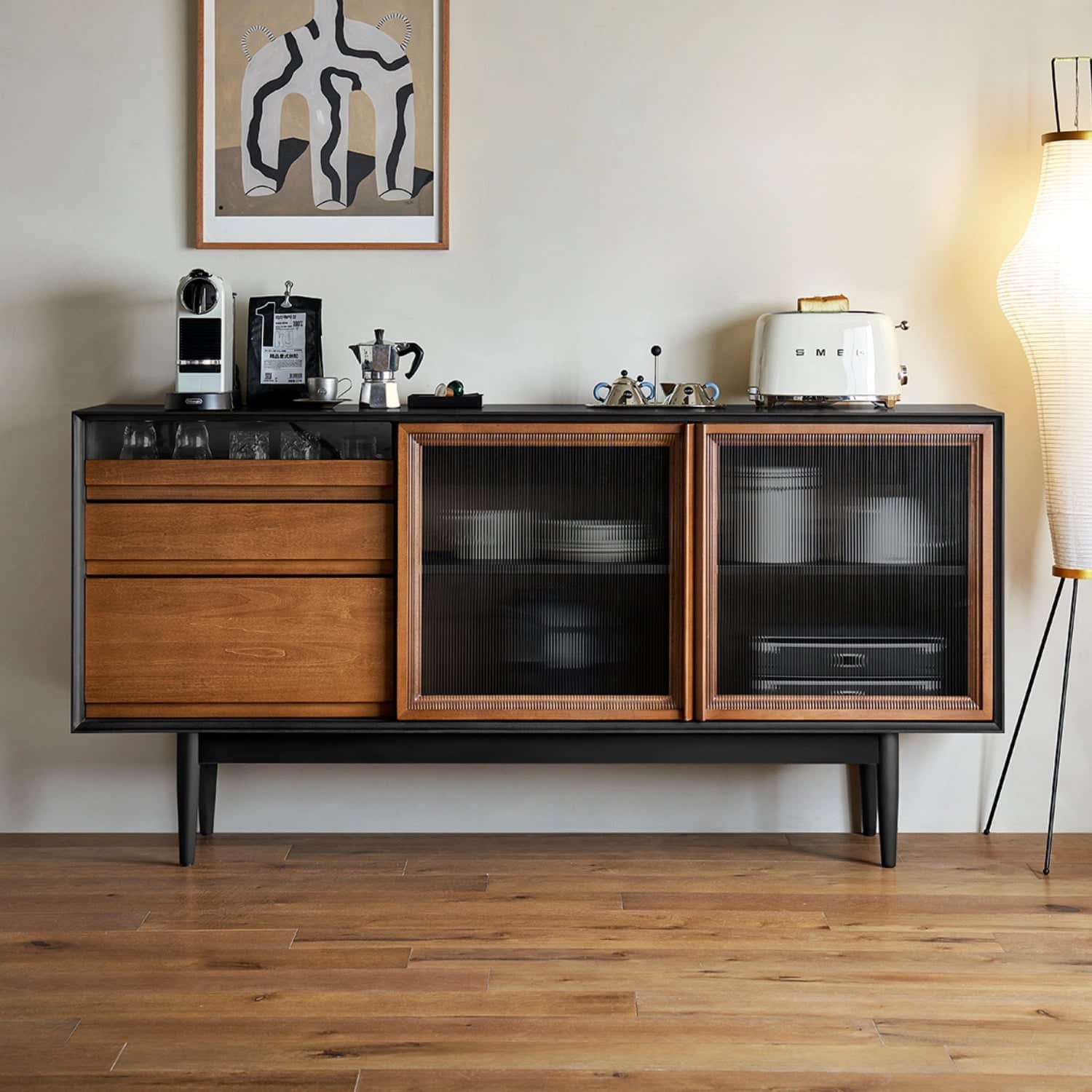 Solid boxwood sideboard