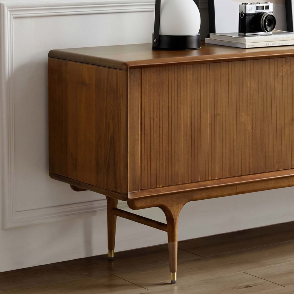 未标题-1 The Asher Solid Wood TV Stand