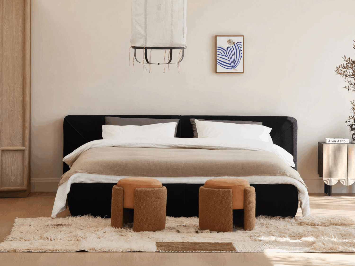 Clean, simple black