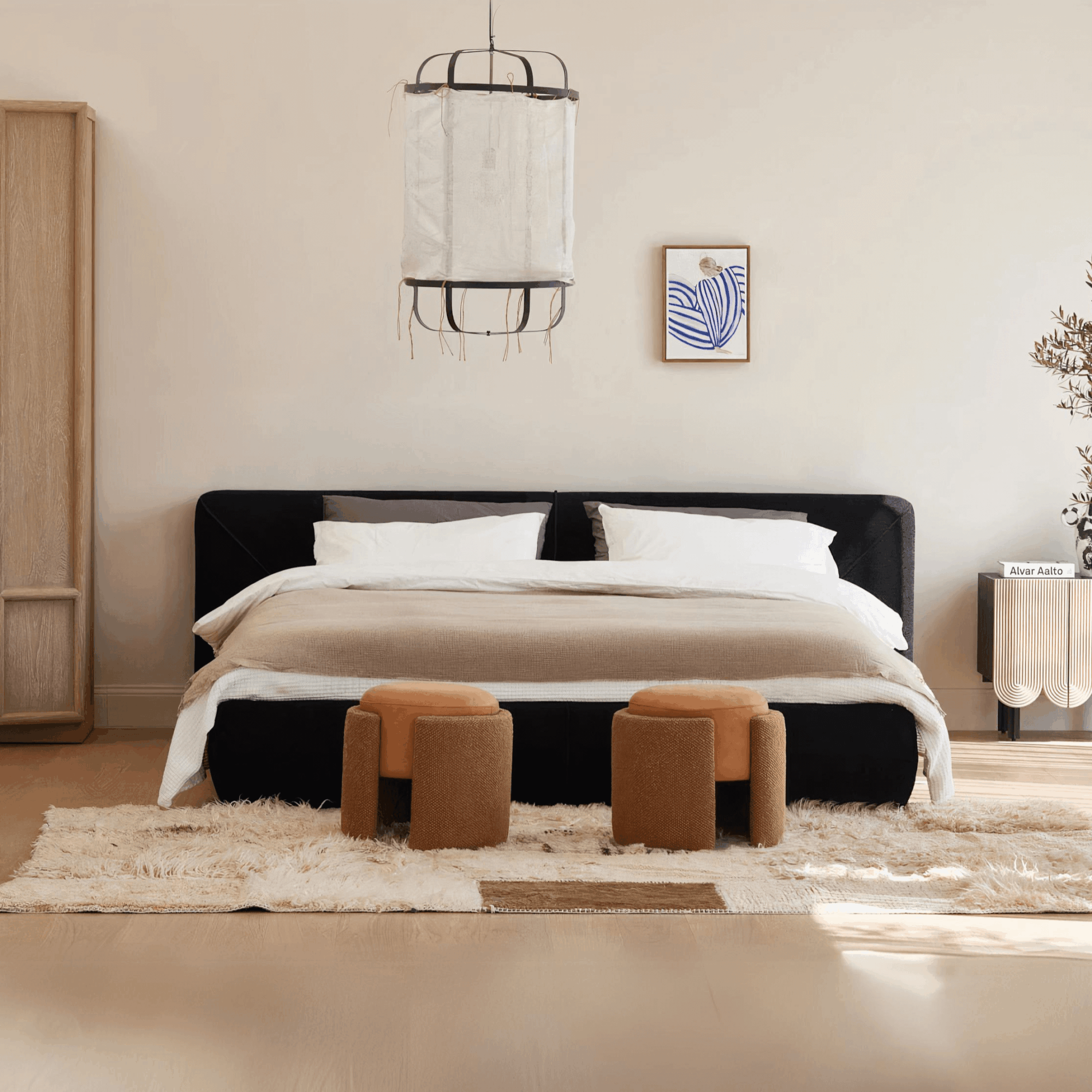 Clean, simple black