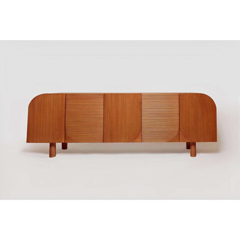 Ina cabinet
