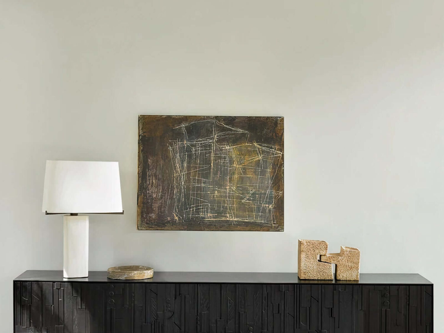 Low, elongated Luca cabinet
