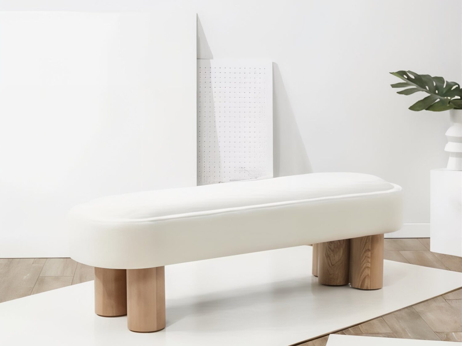 Modern Muna Bench with