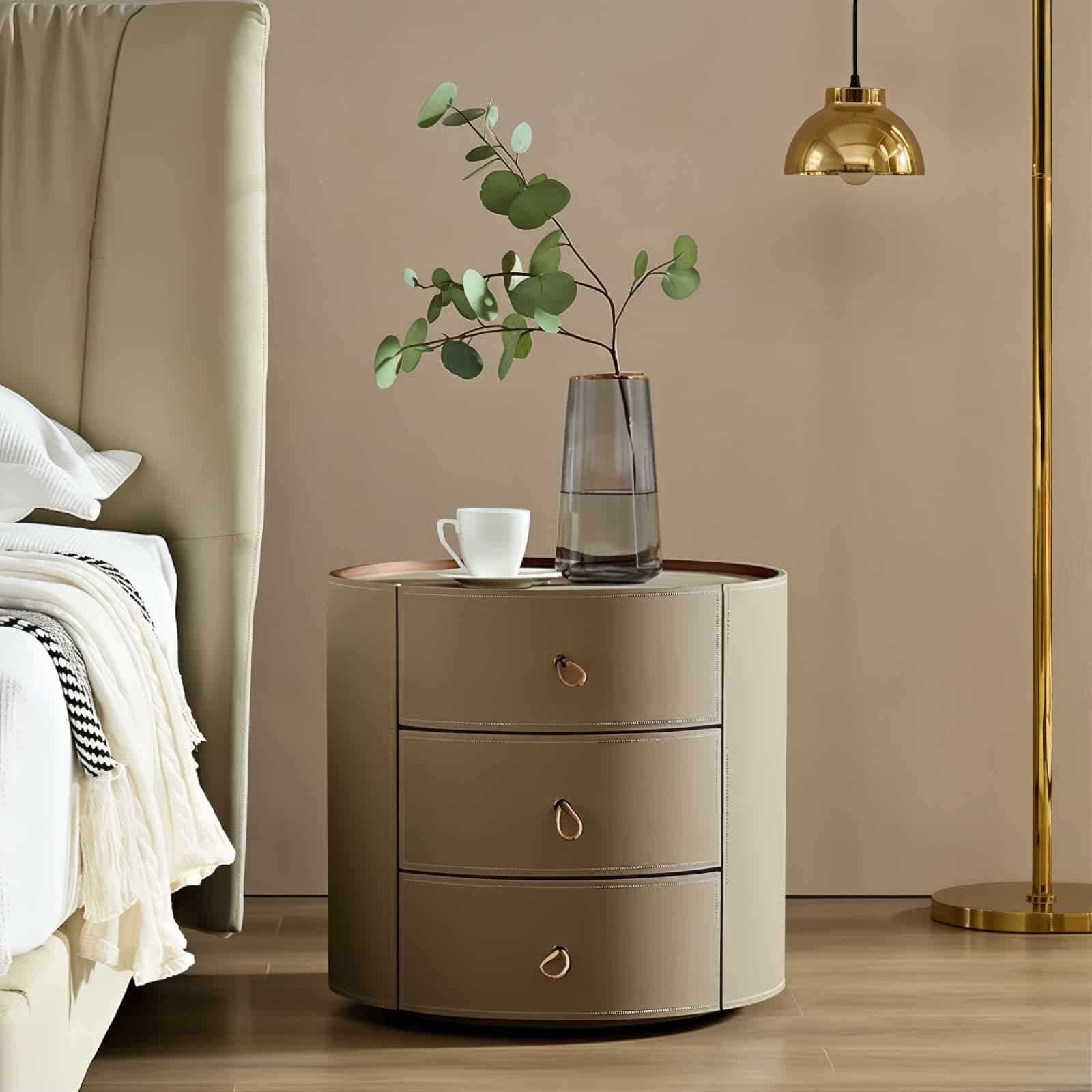 Marin Round Nightstand: