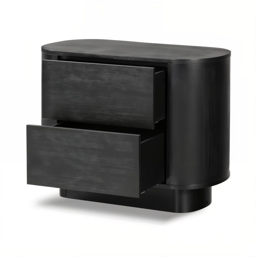 Dark, modern Ezra oval