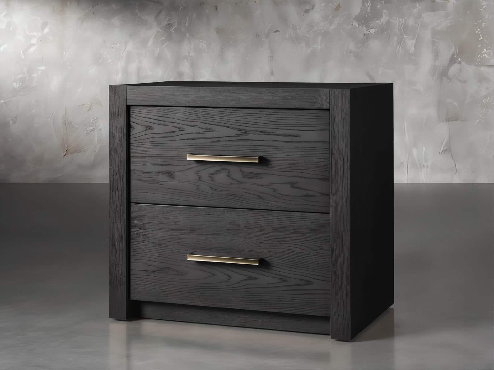 Dark wood Nolan nightstand