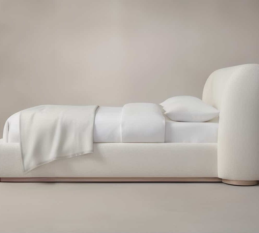 Sofia Bed with neutral bou