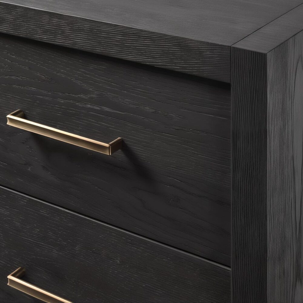 Dark wood Nolan nightstand