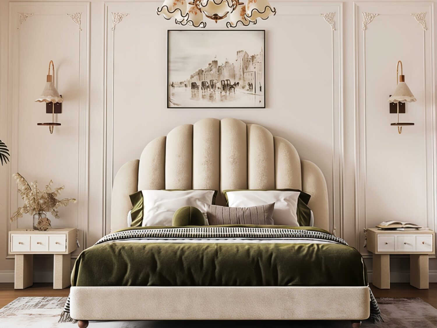 Forest green velvet