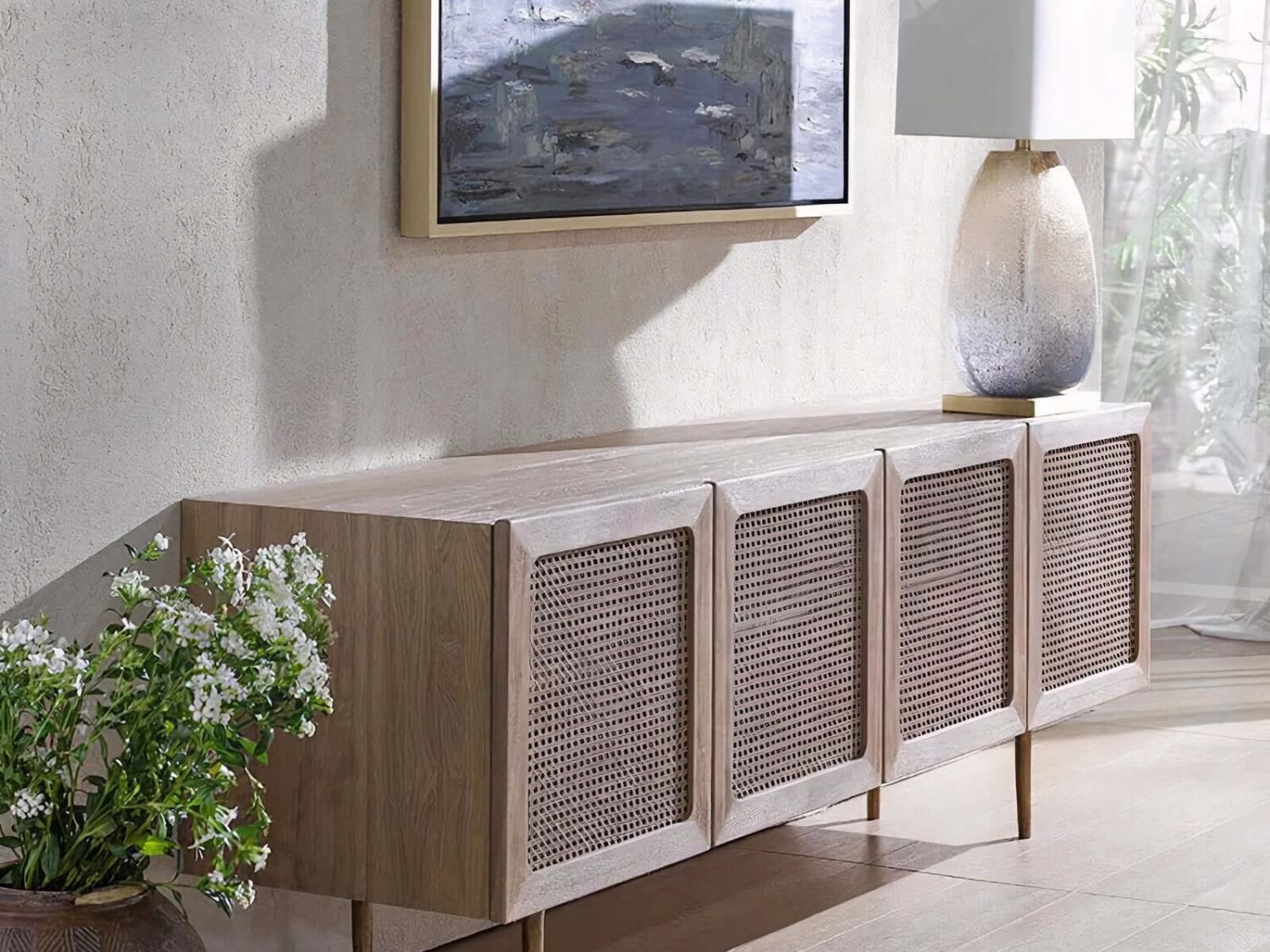 Rattan Nia cabinet