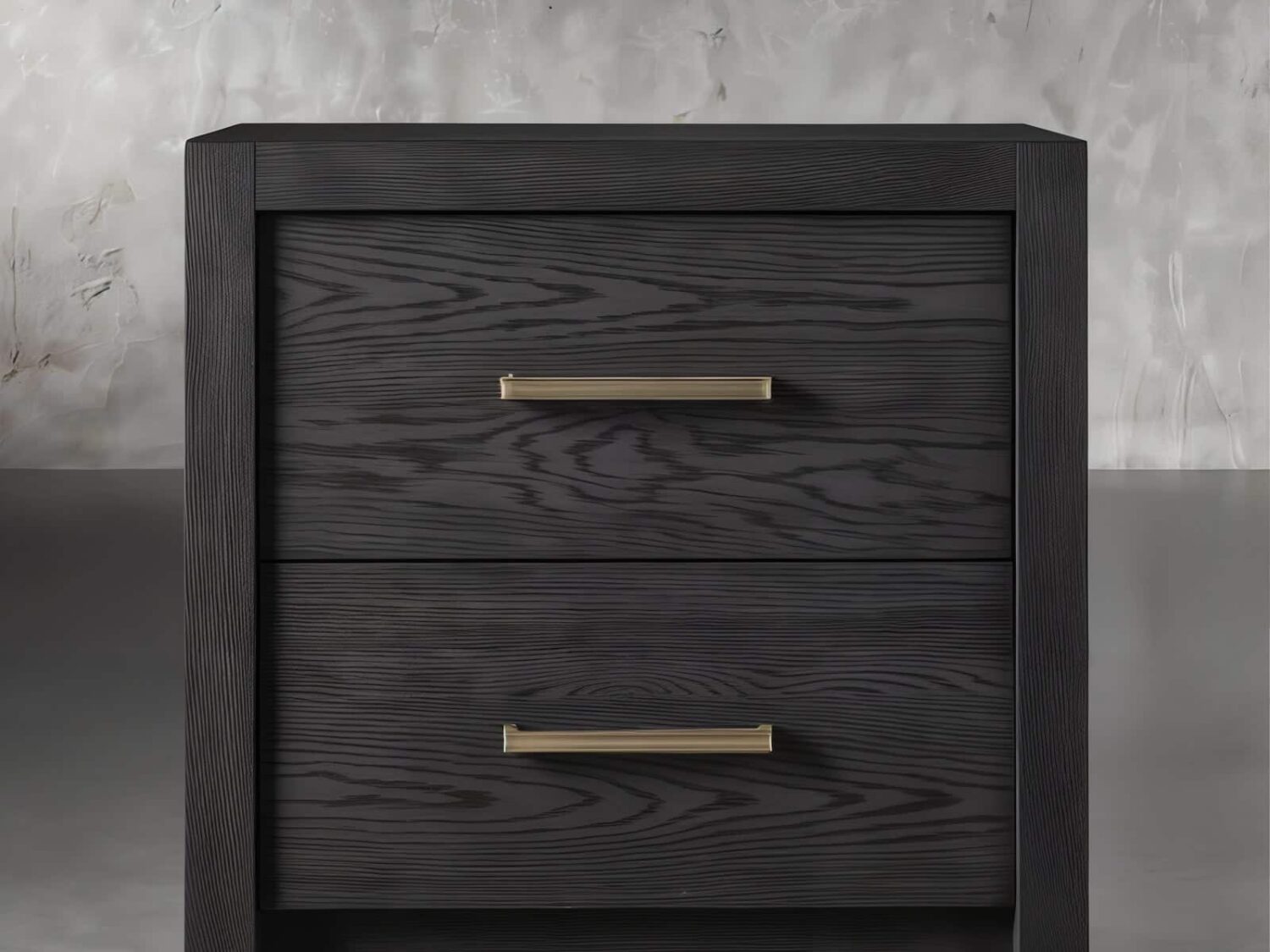 Dark wood Nolan nightstand