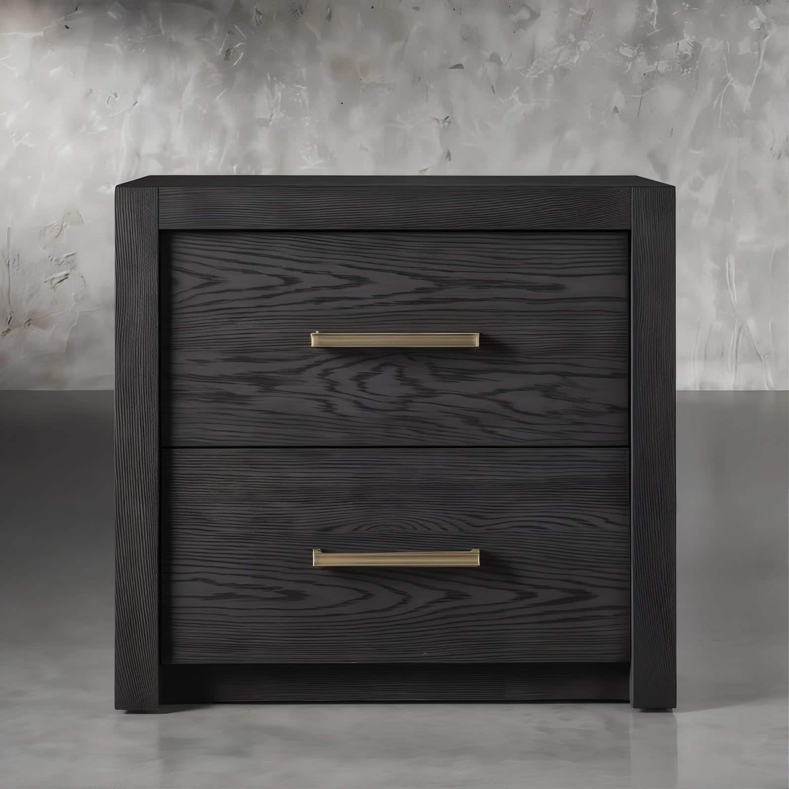 Dark wood Nolan nightstand