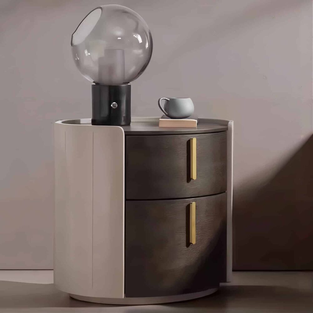 Dark wood Luca nightstand