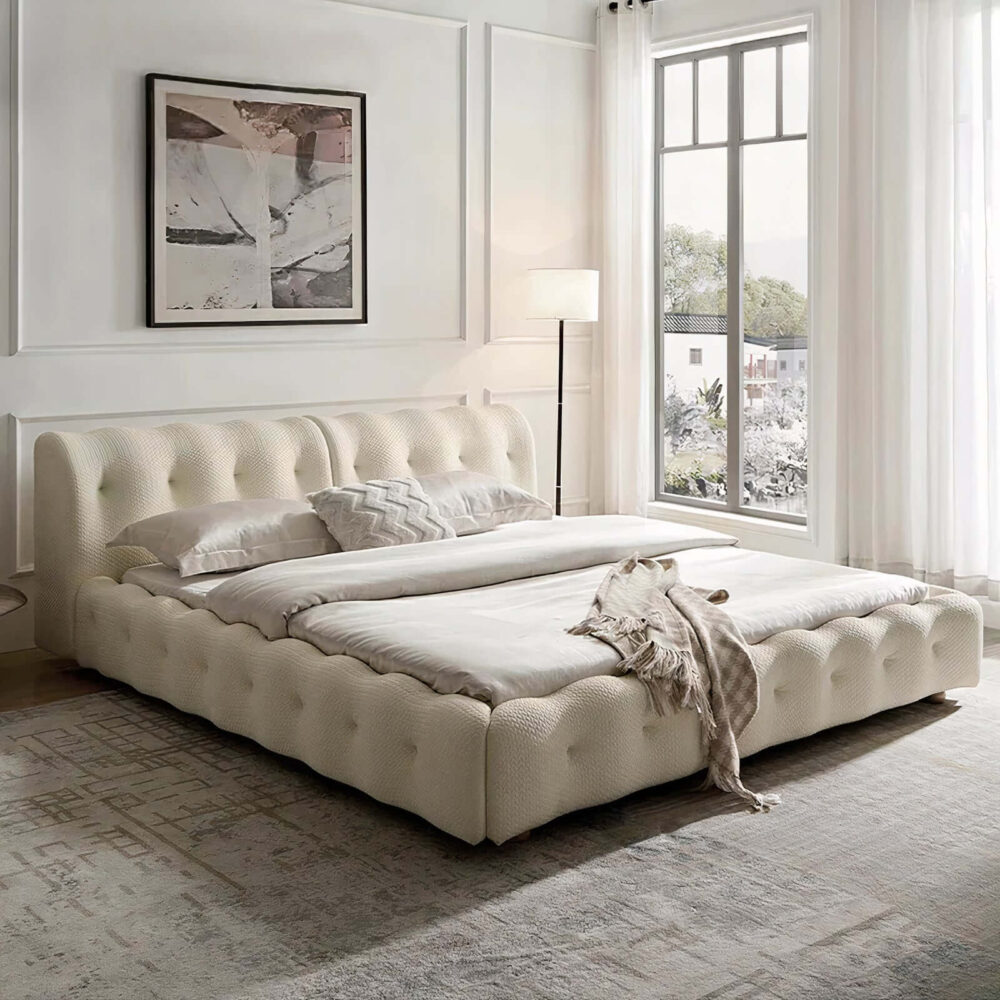 Cream Venetia bed