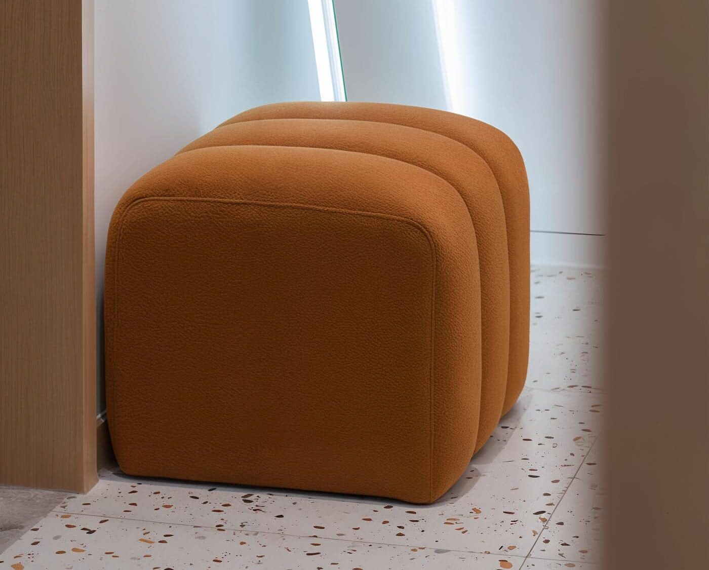 Burnt orange, green