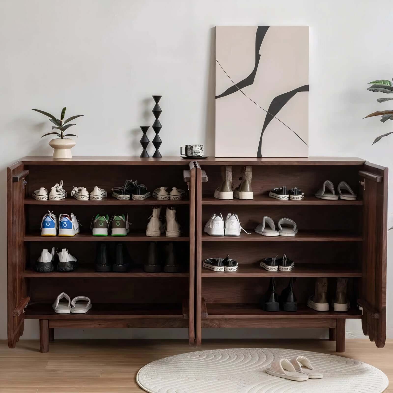 Bella wood console