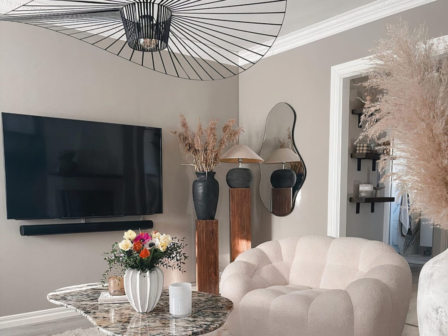Roula armchair with