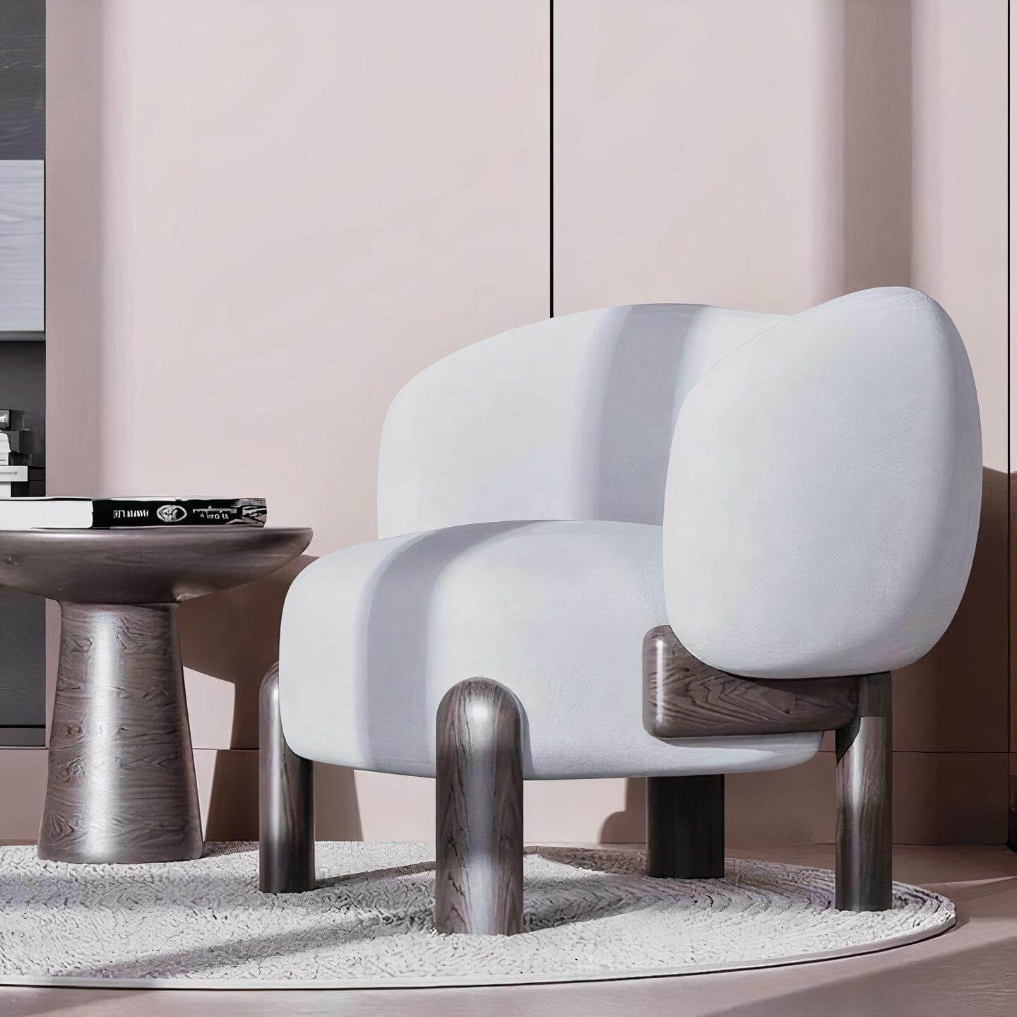 Zelda armchair with soft