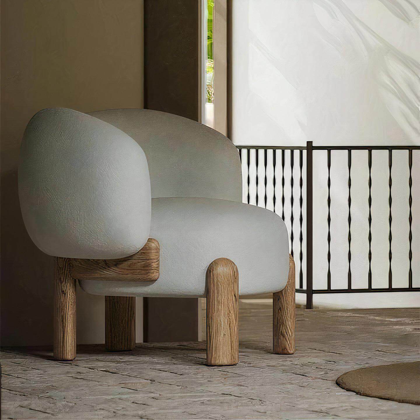 Modern Zelda armchair with