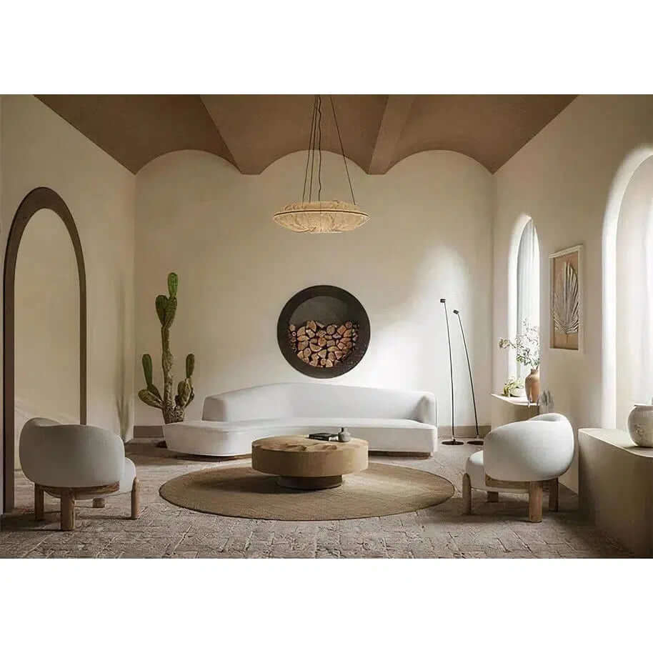 Modern Zelda armchair with soft
