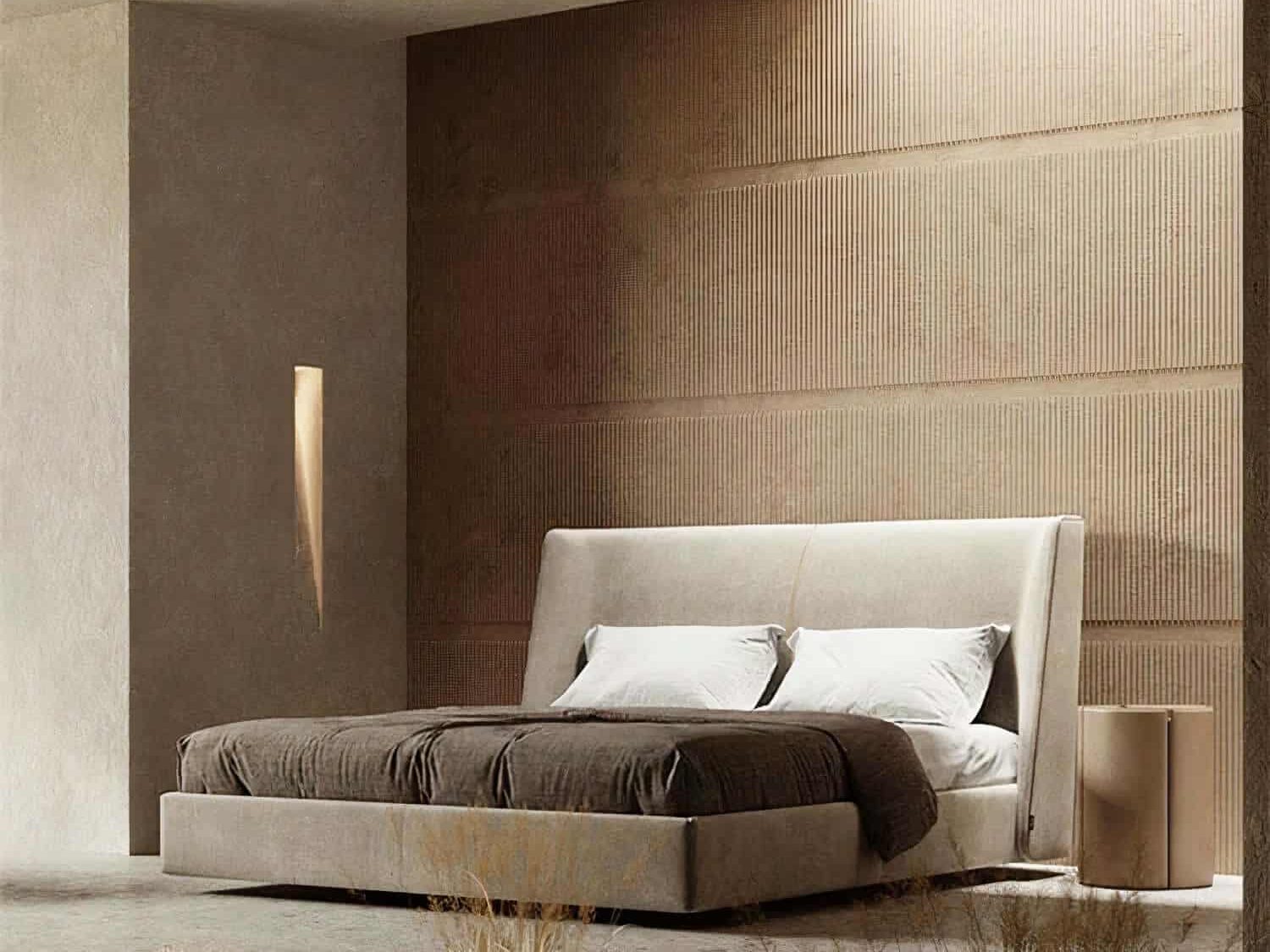 Hadlee velvet upholstered bed
