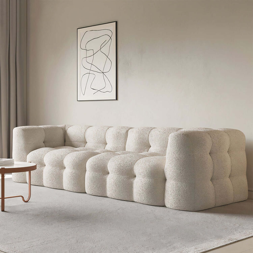 Aspen sofa with round