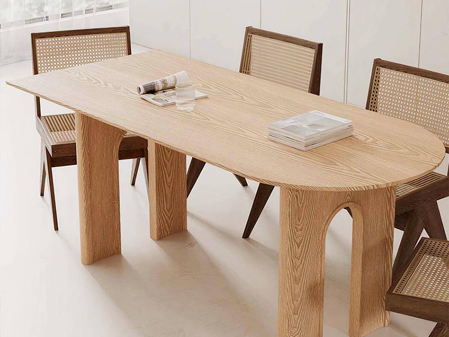 Melany minimalist ash wood