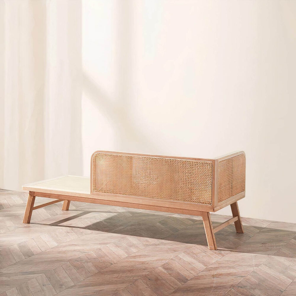 Handmade rattan Indie sofa