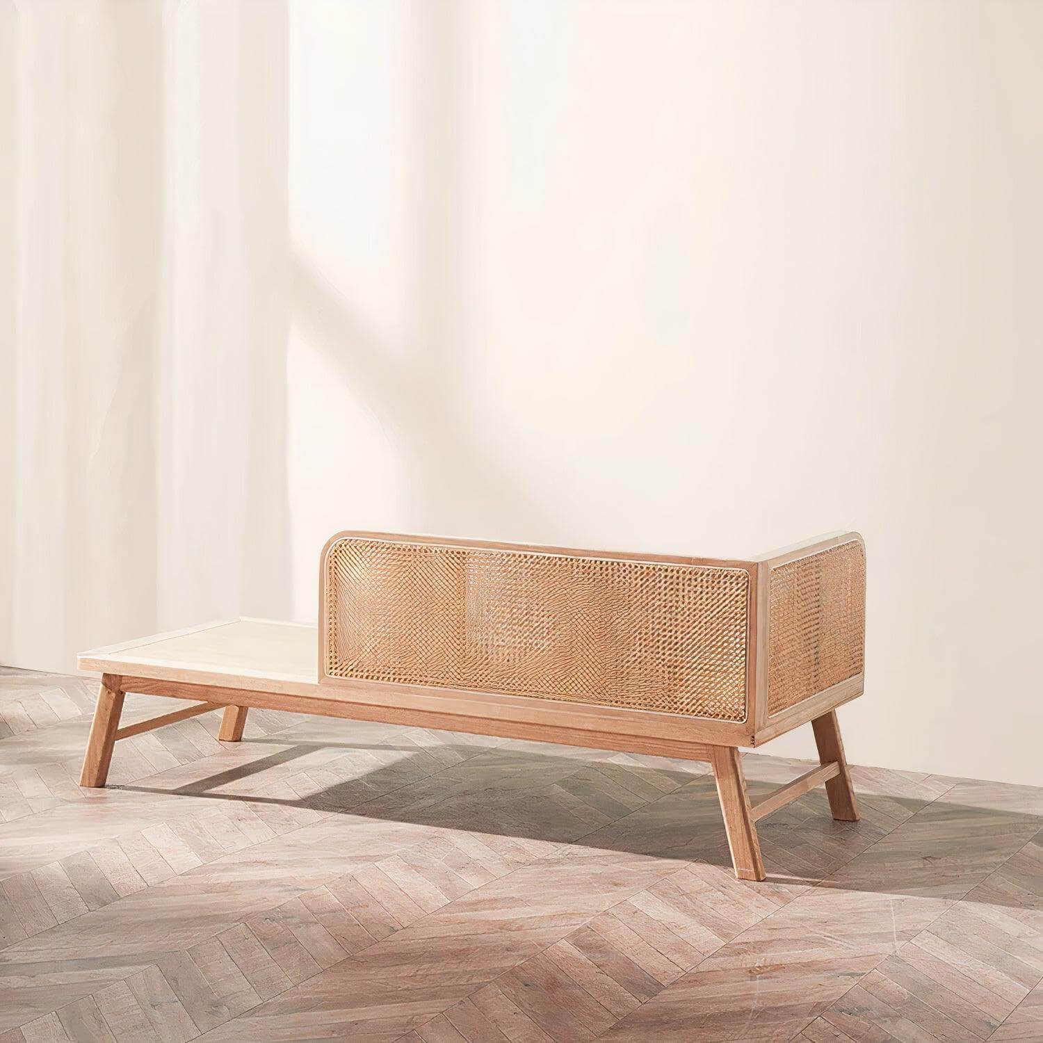 Handmade rattan Indie sofa