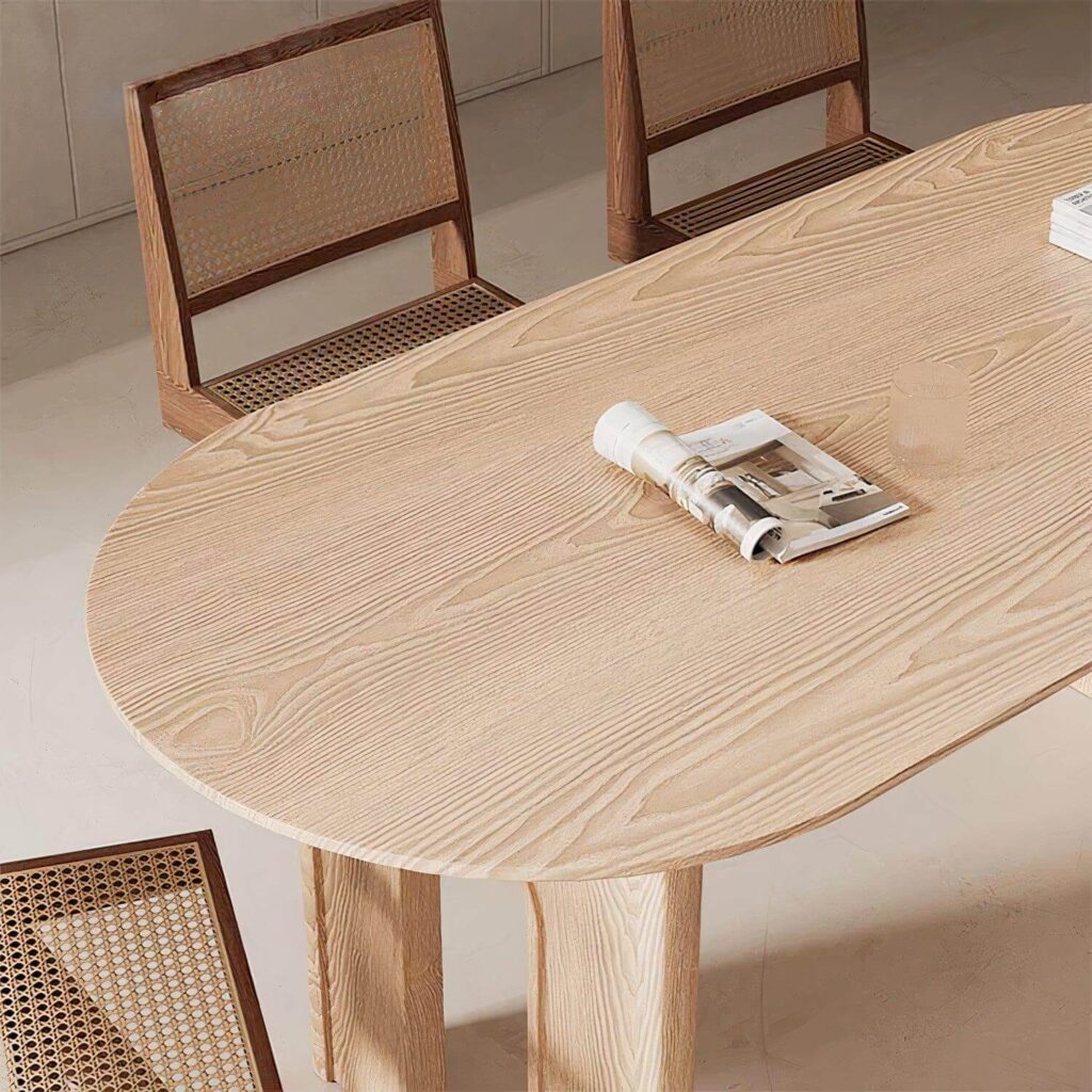 Premium The Melany Ash Wood Table review - The Melany Ash Wood Table Professional Photo