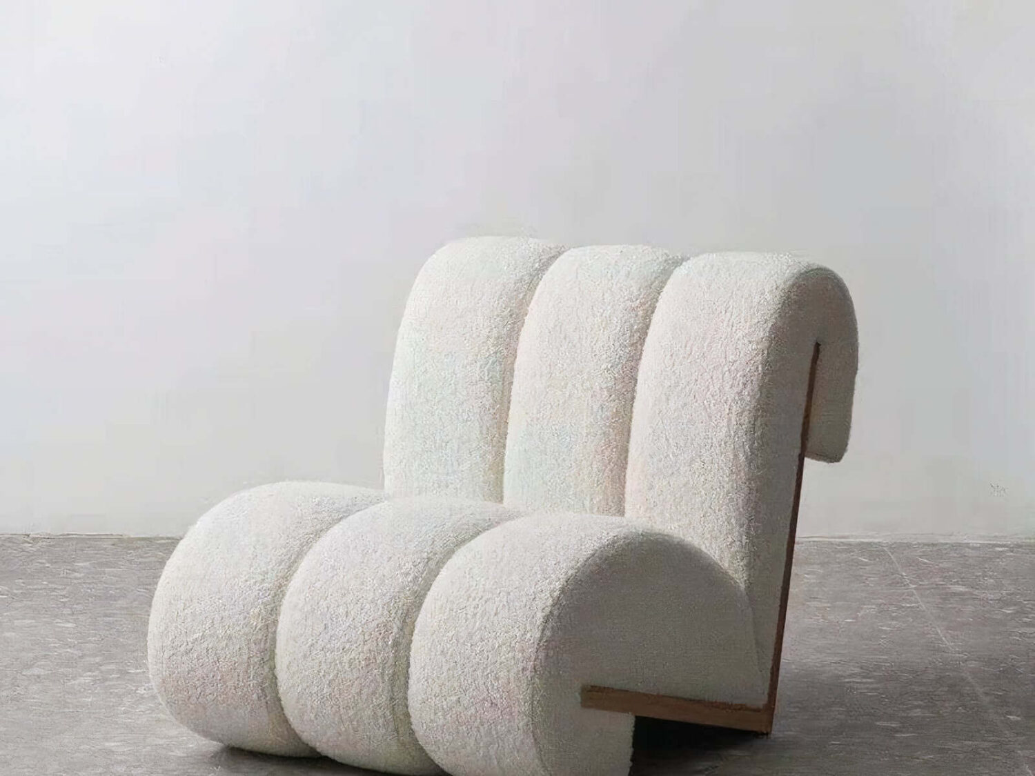 Cream lambswool